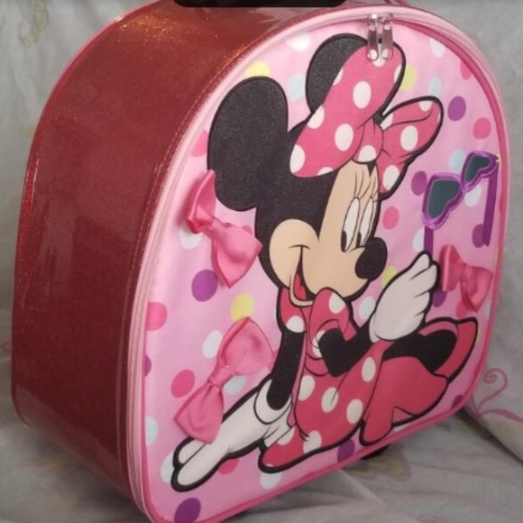 Disney Minnie Mouse Glitter Suitcase